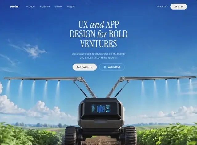 Impact Ventures — Hero website design direction