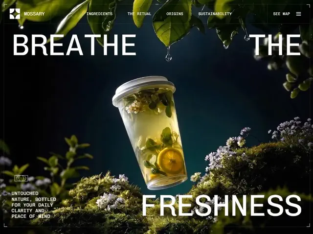 Nature Ritual — Wellness website design direction